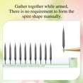 thumbnail image 4 of NAGARAKU Soft and Natural Air Series Narrow Spire Eyelash Extensions Black 0.07D 11mm, 4 of 8