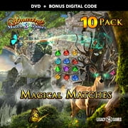 Amazing Match-3 Games: Magical Matches Vol. 1 - 10 Pack, PC DVD with Digital Download Codes