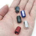 thumbnail image 4 of 8 tapas de válvula de aluminio para válvulas de neumáticos, tapas de válvulas de neumáticos con junta, para coches, SUV, bicicletas, camiones, motocicletas (gris), 4 of 5