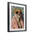 thumbnail image 2 of Stupell Industries Art Deco Glam Cheetah in Pink Fur Black Framed Print Under Glass, 13 x 16, by The Prints Vibe, 2 of 8