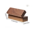 thumbnail image 4 of Caja De Madera Nogal Para Dos Anillos De Boda O Compromiso, 4 of 4