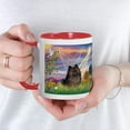thumbnail image 3 of CafePress - Cloud Angel Brindle Pom Mug - 11 oz Ceramic Mug - Novelty Coffee Tea Cup, 3 of 3