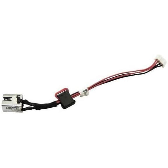 New AC DC Jack Power Plug in Charging Port Connector Socket with Wire Cable Harness Replacement for Toshiba Satellite C855-S5108 C855-S5111 6017B0404401