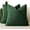 Abundant Green, variant on Set of 2, Decorative Textured Boucle Throw Pillow Covers Accent Solid Pillow Cases Neutral Soft Couch Cushion Case for Chair Sofa Bedroom Living Room Home Decor 24x24Inch Chocolate
