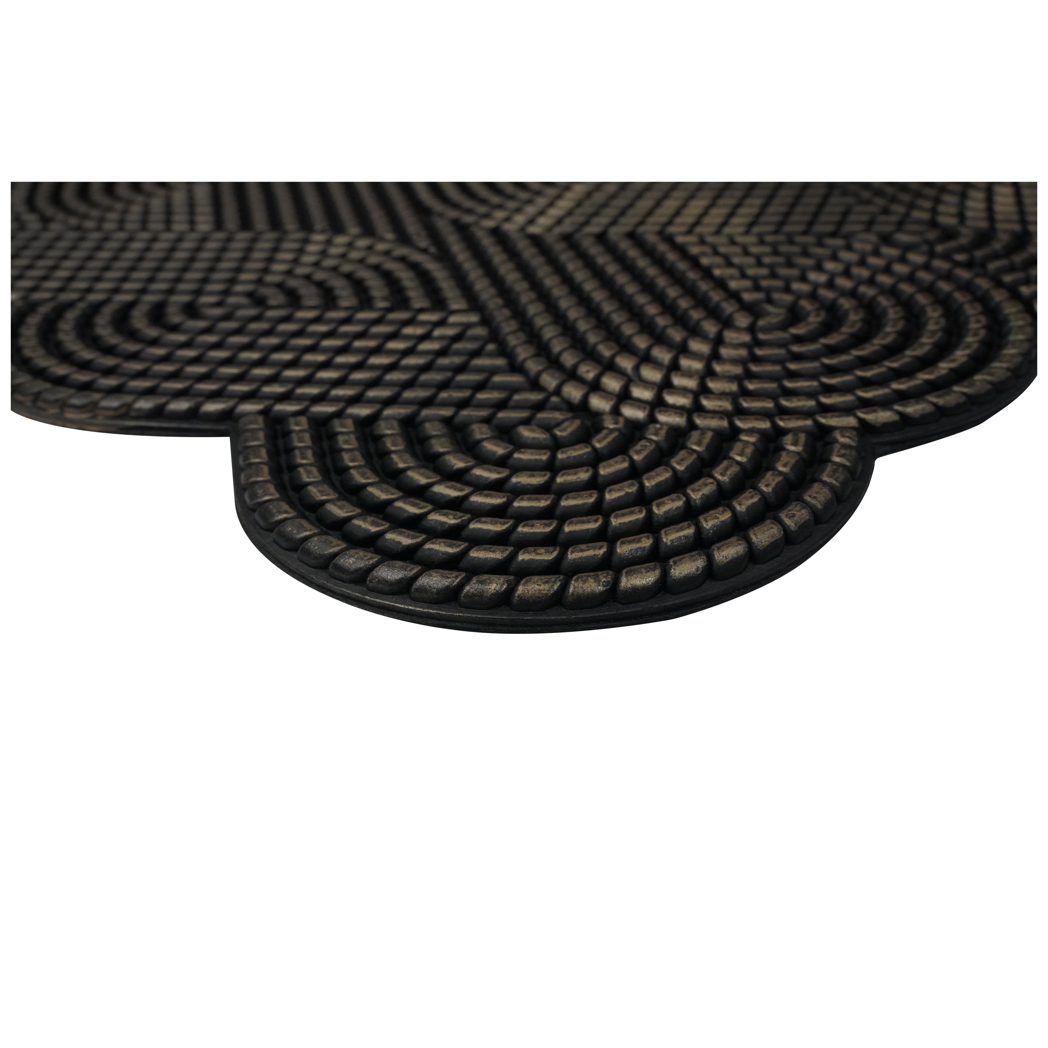 Calloway Mills New Gold Knotted Rubber Mat 18 ''x 30''