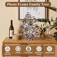 thumbnail image 2 of LNGOOR Photo Frame Family Tree Metal Family Tree Photo Frame Tree Shape Display Rich Multi Picture Frame Tree Free Combination Photo Picture Tree Displays for Home Wedding Decor, 2 of 10