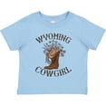 thumbnail image 3 of Inktastic Wyoming Cowgirl Western Rodeo Girls Toddler T-Shirt, 3 of 5