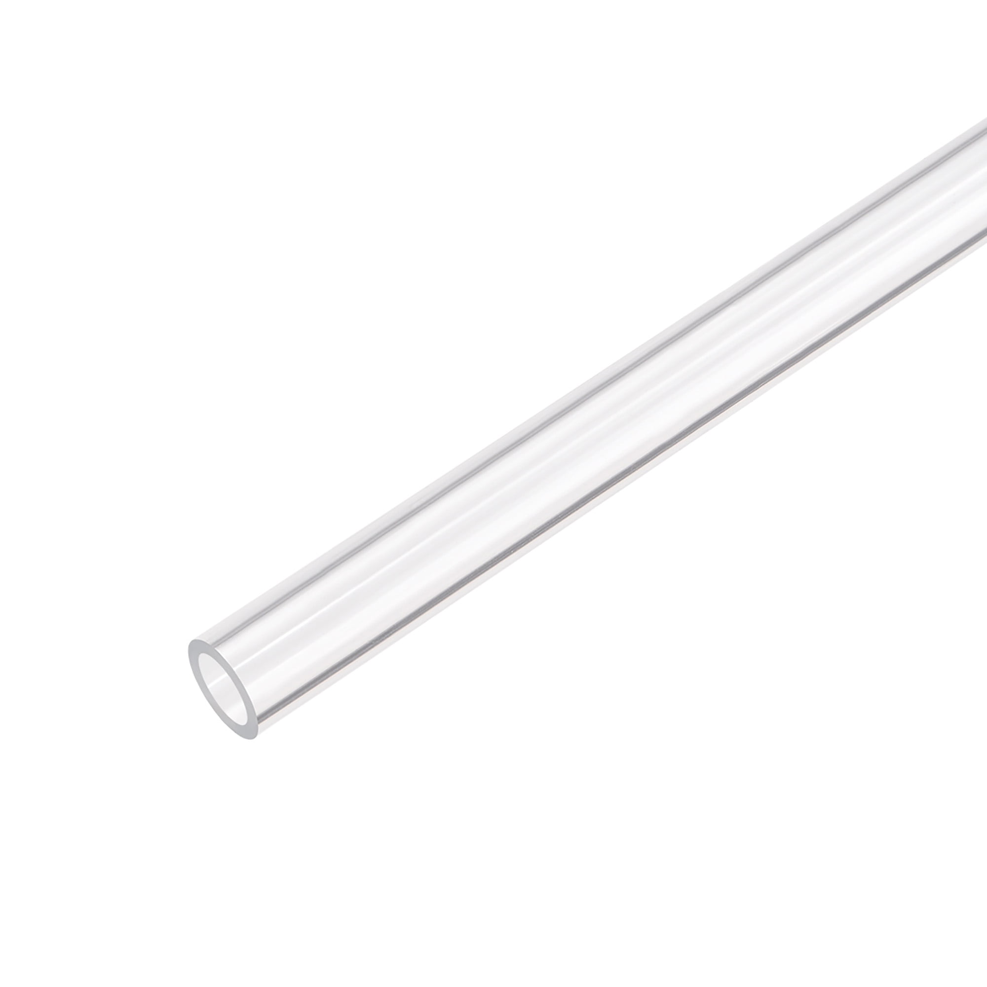 Arcylic Rigid Round Tubing Clear 11mm(1/2inch) ID x 15mm(5/8inch) OD