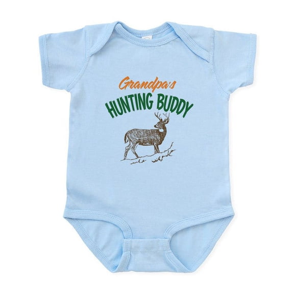 CafePress - Grandpa's Hunting Buddy Infant Bodysuit - Baby Light Bodysuit, Size Newborn - 24 Months