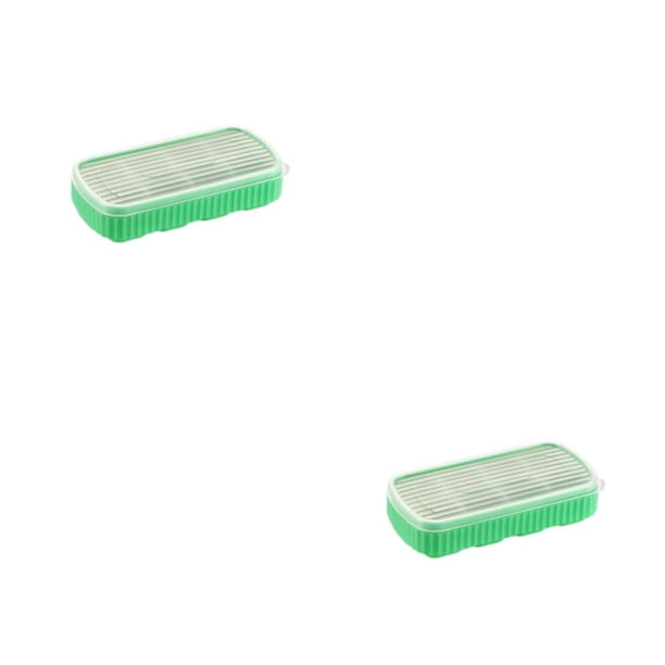 Molde de cubos de hielo lavable Yuarrent 8 cavidades silicona color Rosa Amarillo Azul Verde Beige