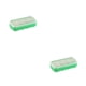 thumbnail image 1 of Molde de cubos de hielo lavable Yuarrent 8 cavidades silicona color Rosa Amarillo Azul Verde Beige, 1 of 6