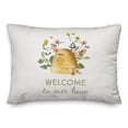 thumbnail image 2 of Creative Products Welcome To Our Hive 20 x 14 Spun Poly Pillow, 2 of 3