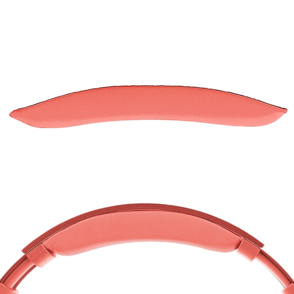 Geekria Protein Leather Headband Pad Compatible with SONY MDR-100ABN Headphones, Replacement Band Repair Part (Twilight Red)