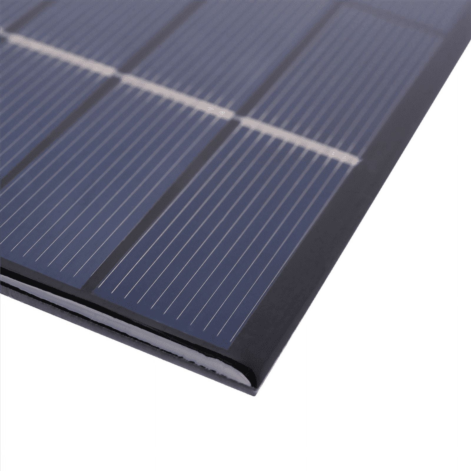 3X 12V 5.2W Mini Solar Panel Polycrystalline Solar Cells Silicon Epoxy Solar DIY Module System Battery Charger,3 x solar panels,black