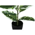 thumbnail image 3 of Indoor Plants Artificial Plant, 27" Tall, Rubber, Indoor, Faux, Fake, Table, Greenery, Potted, Real Touch, Decorative, Green Leaves, Black Pot,Artificial Flowers, 3 of 4