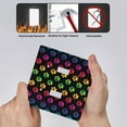 thumbnail image 4 of PAYOHTO Toggle Light Switch Wall Plate Paw Prints Gradient Rainbow Colors Double Switch Cover Standard Size 2-Gang 4.50" x 4.5" Unbreakable Polycarbonate Thermoplastic, 4 of 6