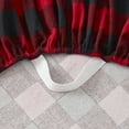 thumbnail image 2 of Printed Flannel Microfiber Sheets Warm and Cozy Extra Deep Pockets, Full - Buffalo Check, 2 of 6