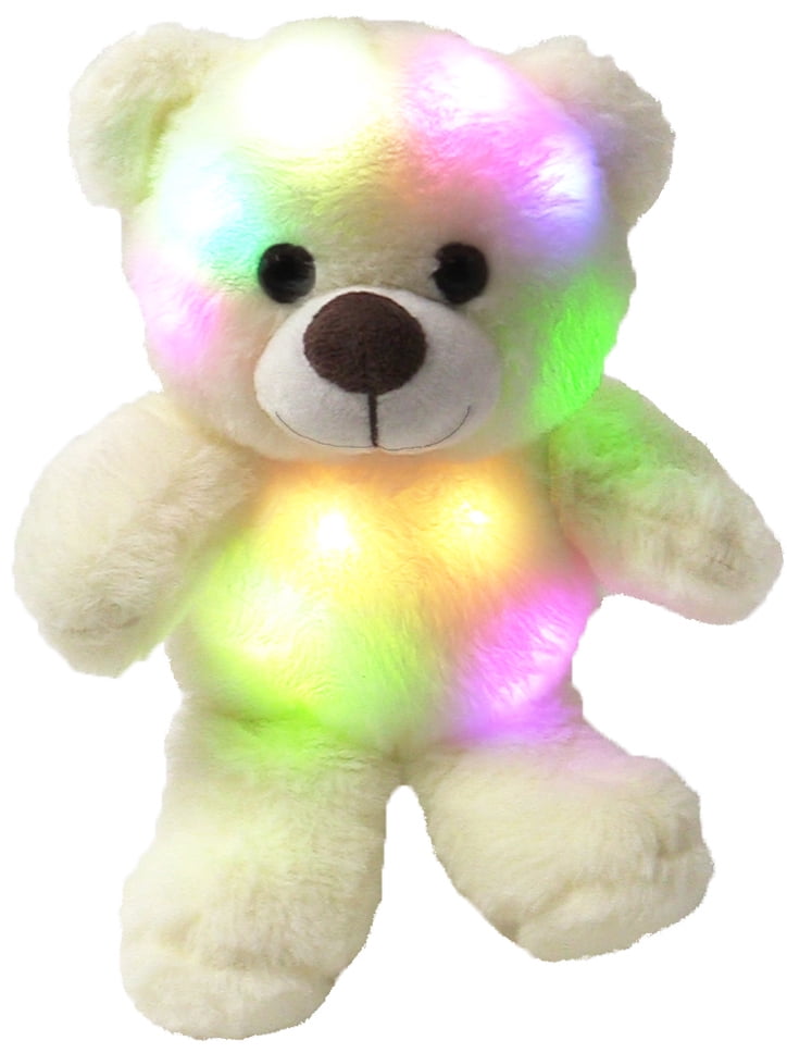 The Noodley Little LED Stuffed Animals Small Teddy Bear LightUp Toys