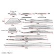 thumbnail image 3 of Guitar Spruce Wood Set Para 41inch Acoustic Folk Guitar DIY Material # 2, 3 of 9