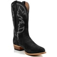 thumbnail image 2 of Zapatos de cabeza redonda con tacón grueso, retro, bordados, talla grande, botas para hombre, 2 of 5