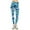 Blue Camo, variant on Eevee High Waisted Women's Yoga Patterned and Solid Colored Leggings - One Size Pink Camo