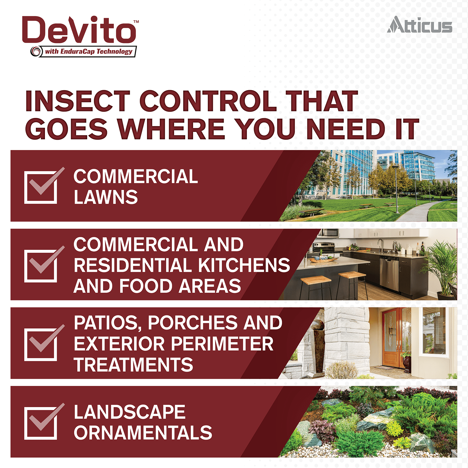 DeVito with EnduraCap Technology Insecticide (8 OZ) by Atticus - Compare to Demand CS - Indoor and Outdoor Pest Control - Ants, Roaches, Bed Bugs, Fleas