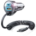 thumbnail image 1 of Cargador de coche LISEN de carga rápida tipo C de 65 W para Samsung, 1 of 4