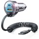 thumbnail image 1 of Cargador de coche LISEN 65W USB C de carga rápida para iPhone 17 Pro Max, 1 of 8