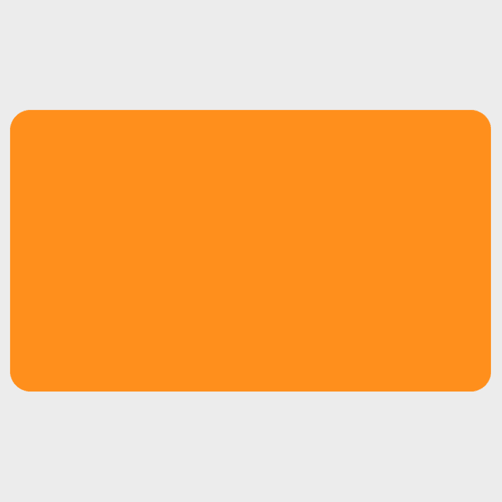 JAM Paper Standard Label Rolls, Rectangle, 1 3/4 x 3, Neon Orange, 125 Labels/Roll