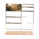 thumbnail image 3 of Organizador de joyas con base estable para mujeres y niñas, elegante y multicapa. oro, 3 of 8