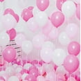 thumbnail image 5 of Prextex 75 Party Balloons 12 Inch Pink, Baby Pink and White Balloons with Ribbon for Pink White Color Theme Party Decoration, Girl Baby Shower, Bachelorette, Birthday Parties Supplies, Helium Quality, 5 of 5