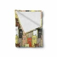 thumbnail image 2 of Cats Soft Flannel Fleece Throw Blanket, Funny Colorful Graphic Kittens Cartoon Style Boys Girls Kids Playroom Nursery, Cozy Plush for Indoor and Outdoor Use, 70" x 90", Multicolor, by Ambesonne, 2 of 6