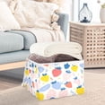 thumbnail image 4 of Iauyy Large Storage Box with Lid - Foldable Home Storage Bins for Clothes Toy Holiday Decor, Strawberry Pattern (42*32*30cm), 4 of 6