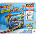 thumbnail image 7 of Hot Wheels City Stunt Garage Playset with 1 Toy Car in 1:64 Scale & Storage for 20+ Vehicles, 7 of 7