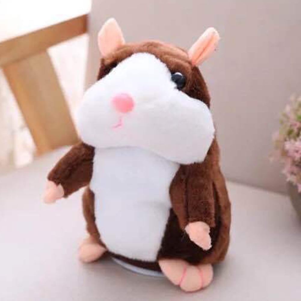 AYYUFE Talking Nod Sound Record Pet Hamster Mouse Soft Plush Toy Children Gift