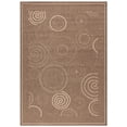 thumbnail image 2 of Safavieh Courtyard Hugo Oriental Indoor/Outdoor Area Rug, Brown/Natural, 5'3" x 7'7", 2 of 13