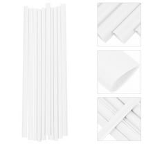 Homoyoyo 10Pcs White Plastic Binding Bars Slide Binders for Reports Presentations and Files