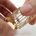 thumbnail image 6 of Ludlz 1/12 Doll House Miniature Metal Bird Cage Furniture Room Scene Accessory Decor, 6 of 7