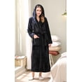thumbnail image 4 of Richie House Women's Fleece Robe with Hood RHWN2233, 4 of 6