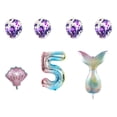 thumbnail image 1 of Globos De Sirena Número De Concha Conjunto De Combinación De Globos De Lentejuelas Púrpura Fiesta Temática Decoración De Fiesta De Cumpleaños Minnieouse HA046689-02, 1 of 5