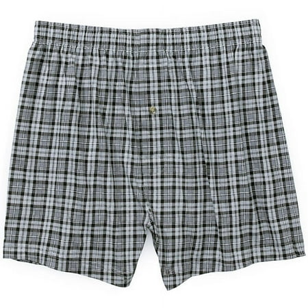 No Boundaries - Men's Plaid Boxer Shorts