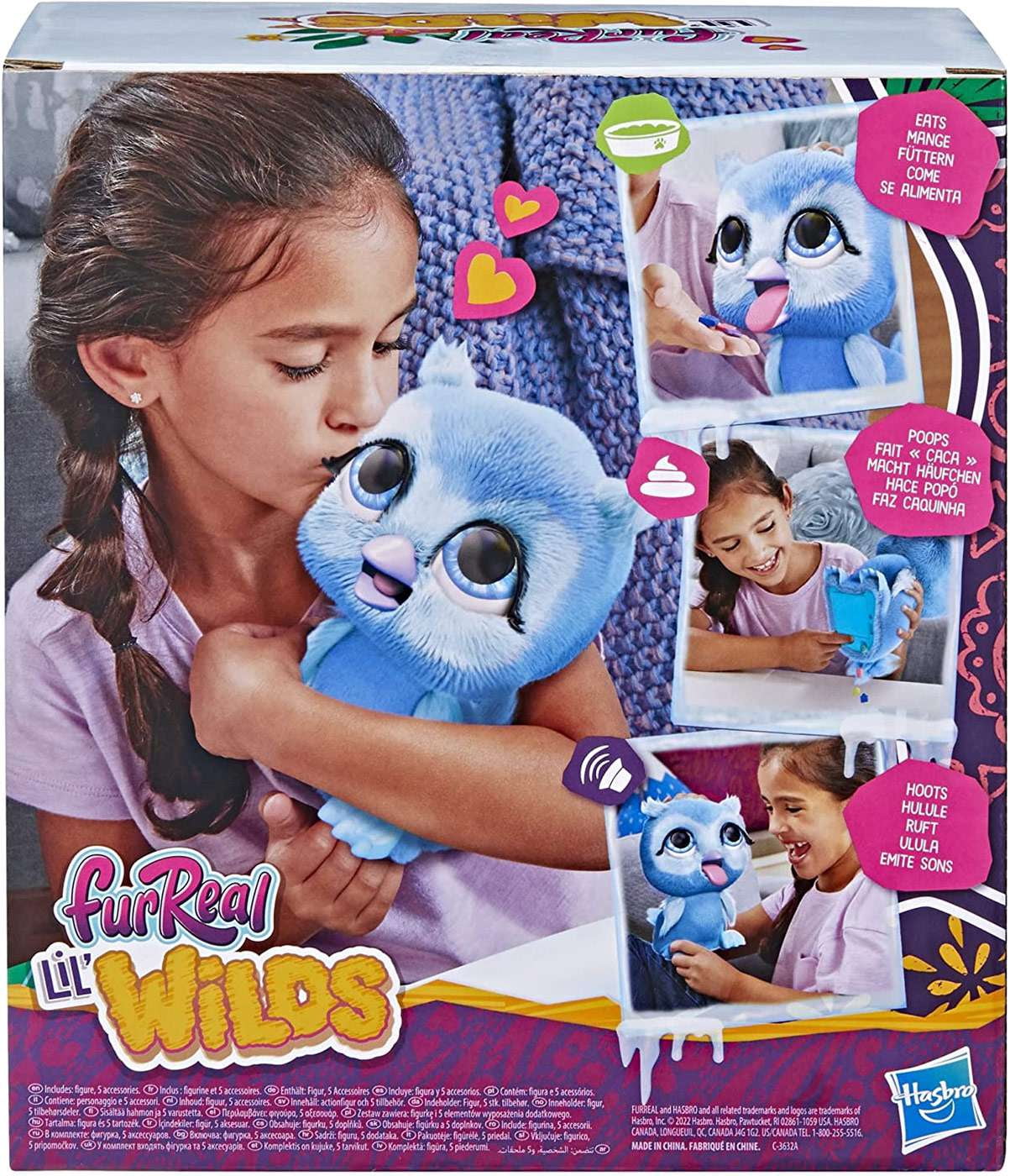 FurReal Lil' Wilds Owlen the Owl Interactive Animatronic Plush Pet