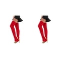 thumbnail image 3 of Minnieouse Leg Warmers Socks Fashionable Long Footless Stockings Ballet Friendly Autumn Breathable Skin Sock Winter for Girls Rojo 2piezas Minnieouse CBP052012, 3 of 5