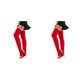 thumbnail image 2 of Qarigey 1 Pair Leg Warmers Socks Fashionable Dance Friendly Warm Ballet Autumn Winter Thicken Skin Leg Stocking Stockings for Rojo 2piezas Qarigey CBP052012, 2 of 5