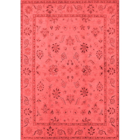 Ahgly Company Indoor Rectangle Oriental Red Traditional Area Rugs, 2' x 4'