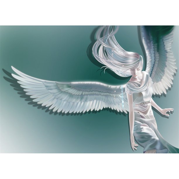 Taladro diamante pintura (DF3903) 5D DIY completo Ángel de dibujos animados punto de cruz bordado 30x40cm FLhrweasw Nuevo