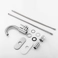 thumbnail image 5 of DUOSONG Bathroom Faucet Single Hole Single Handle, Brushed Nickel Bath & Faucets Bathroom Sink Faucets, 5 of 7