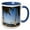 Blue/White, variant on 3drose, Hawaii, Kona Village, Hammock Between Two Palm Trees - Us12 Rca0009 - Rob Casey, 11oz Two-tone Green Mug