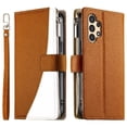 thumbnail image 3 of Funda cartera GANGXUN para Samsung Galaxy A13 4G/5G , cuero PU con tarjetero, cremallera, correa de mano, soporte y protección 1058°, 3 of 6