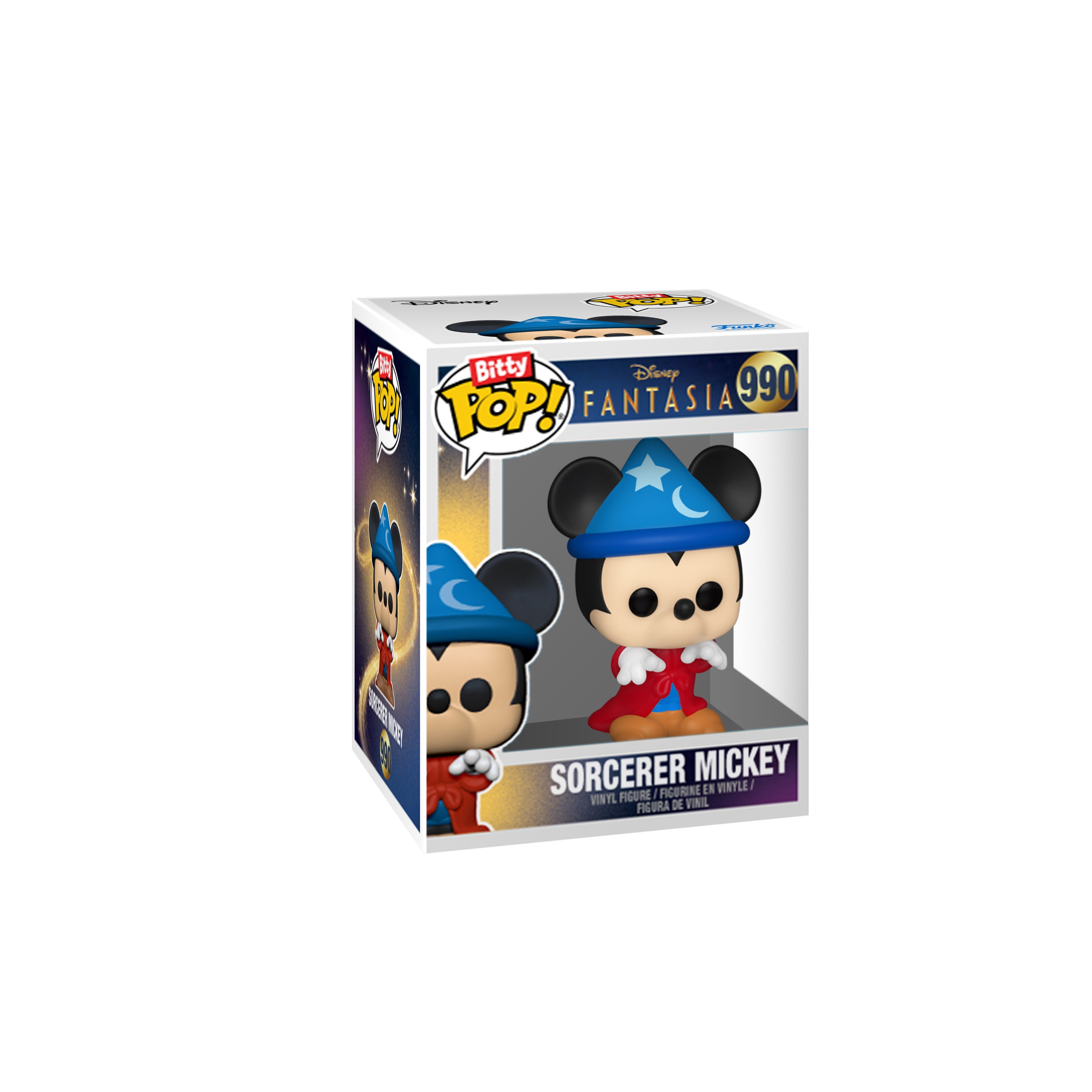 Funko Disney Classics Bitty Pop! Mini-Figure 4 Pack Sorcerer Mickey &  More-New